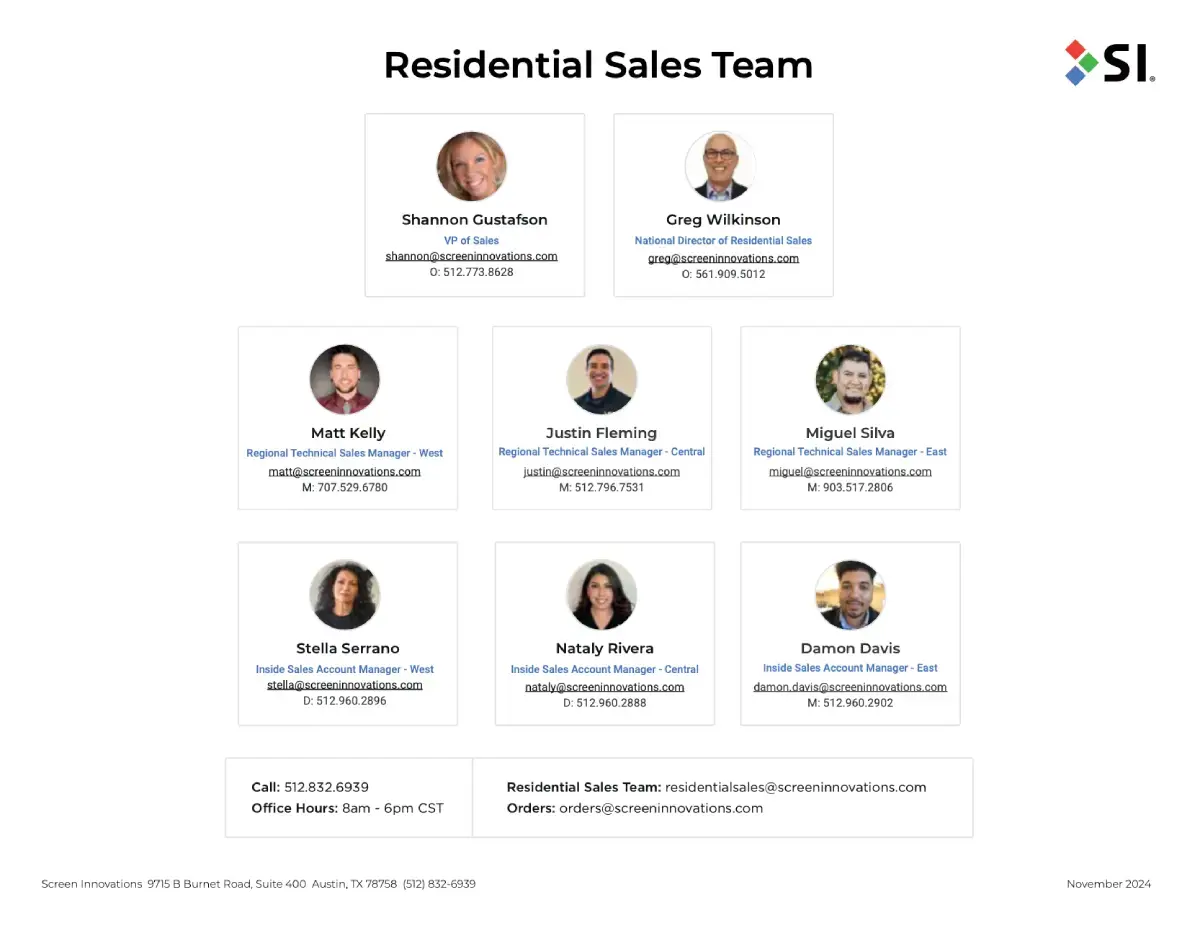 Residential Sales Team